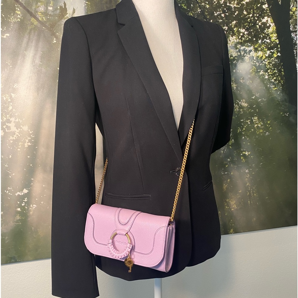 NWT See By Chloé Leather Hana Continental Chain Wallet - Picture 2 of 12